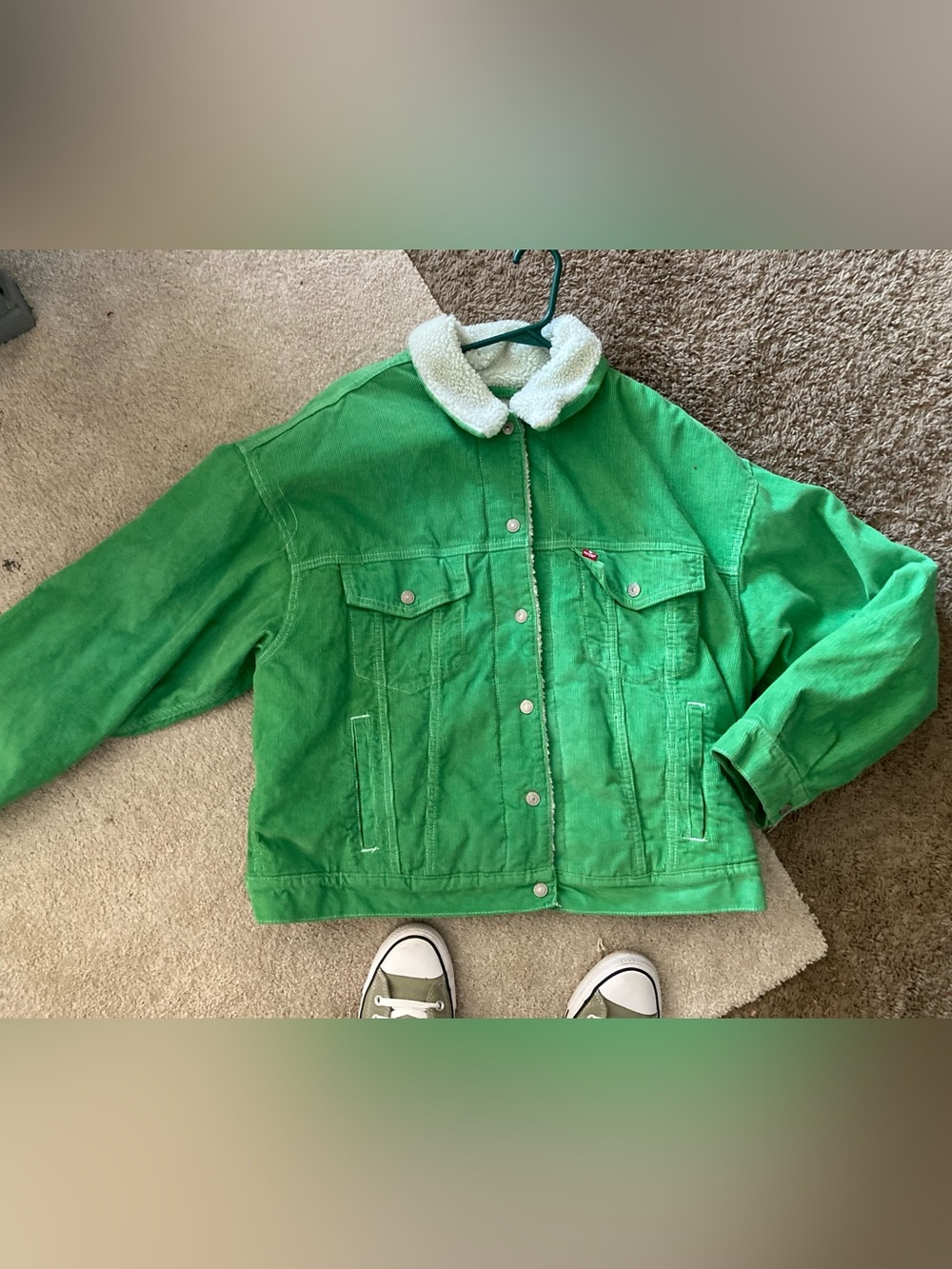 Custom Levi’s corduroy jacket